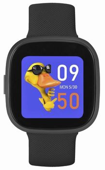 Smartwatch dziecięcy Garett Kids Fit czarny. Smartwatch Garett dziecięcy. Smartwatch Garett z GPS. Dziecięcy Garett z grami. Zegarek smartwatch dla dzieci. Przycisk SOS. Szukanie zegarka. Idealny prezent dla dziecka..jpg